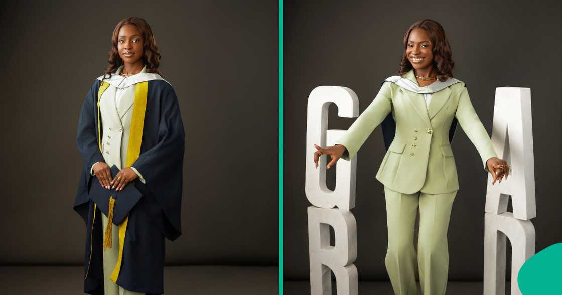 Nigerian law graduate celebrates final result online. Nigerian law graduate celebrates final result online.