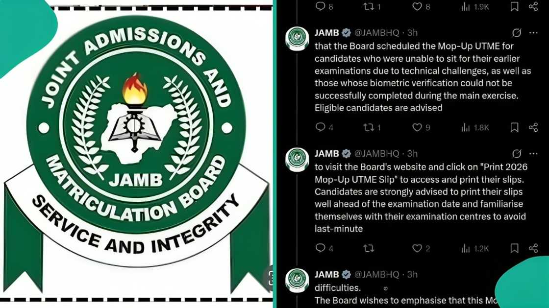 Nigerian reacts as JAMB announces mop-up examination Nigerian reacts as JAMB announces mop-up examination
