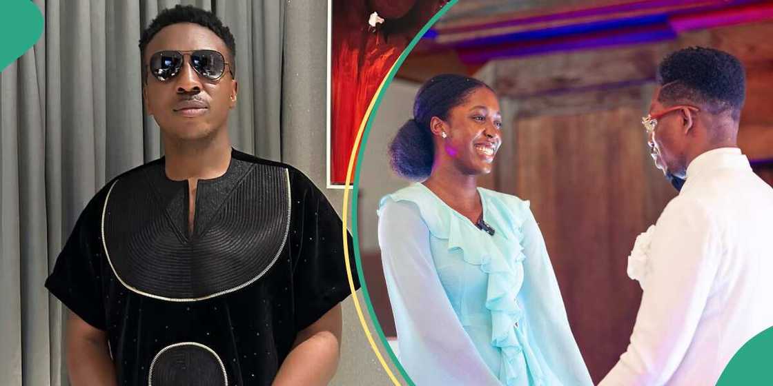Frank Edwards reacts to ladies tagging him dance videos. Frank Edwards reacts to ladies tagging him dance videos.