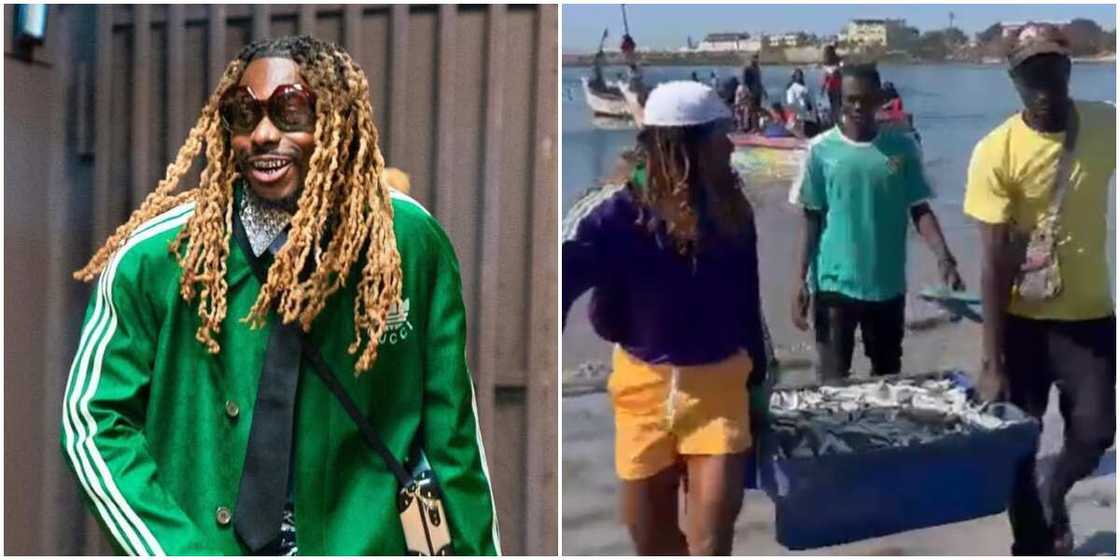 Asake, Asake fishing in Senegal Asake, Asake fishing in Senegal