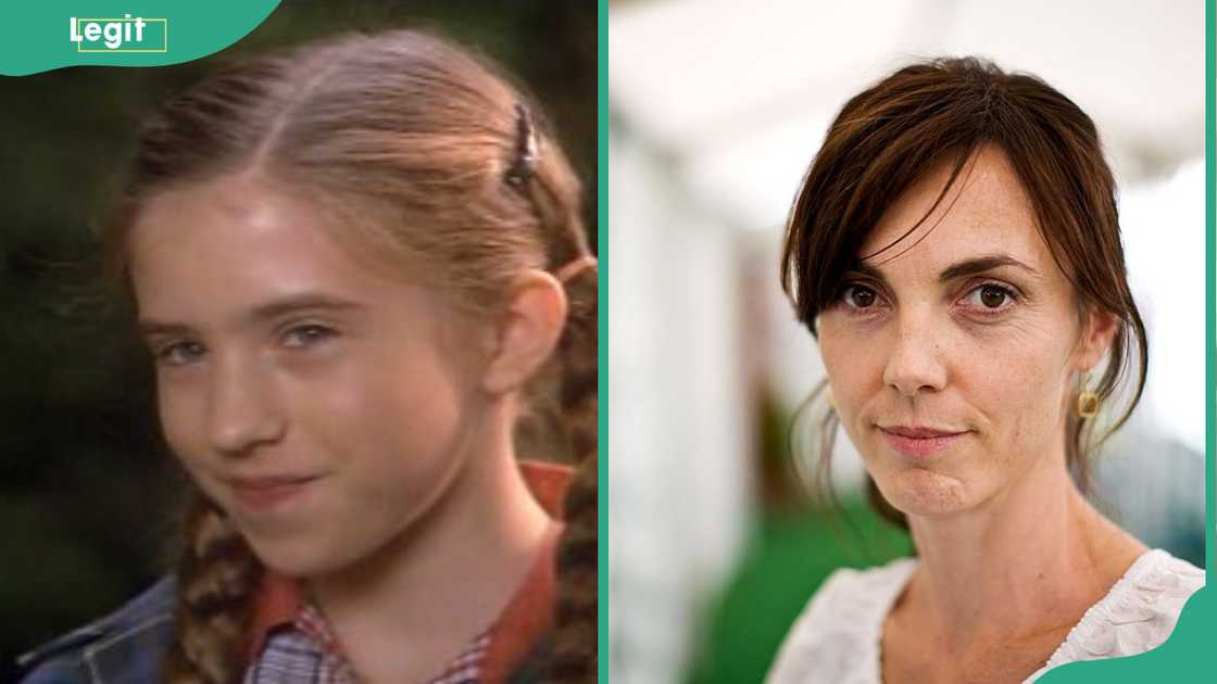 Emily Perkins as Young Beverly Marsh (L). Emily Perkins poses for a portrait at the Hay festival (R). Emily Perkins as Young Beverly Marsh (L). Emily Perkins poses for a portrait at the Hay festival (R).