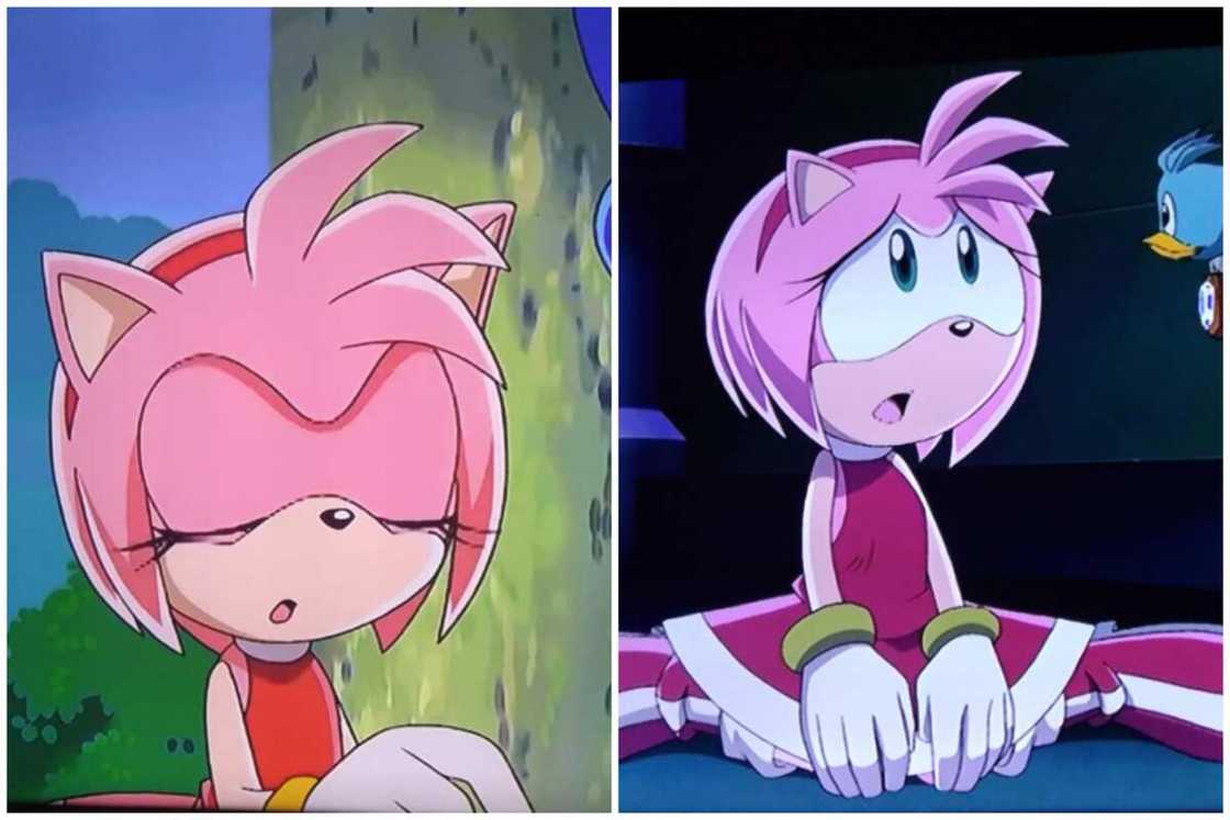 pink hair characters pink hair characters