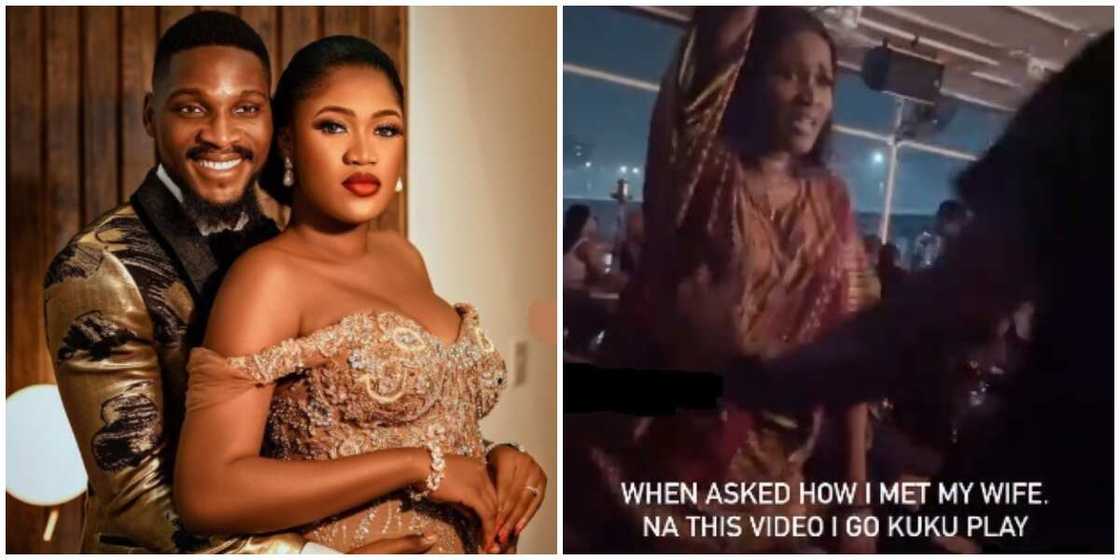 Photos of BBNaija star Tobi and his wife, Anu. Photos of BBNaija star Tobi and his wife, Anu.