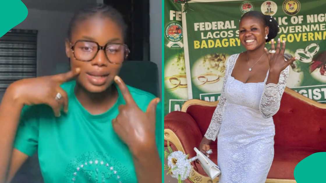Lady shares pictures from her court wedding, many women observe same thing about her husband Lady shares pictures from her court wedding, many women observe same thing about her husband