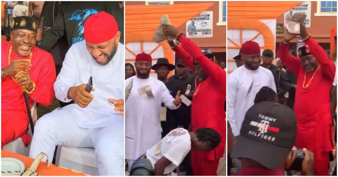 Actor Kanayo O. Kanyo rocks red outfit to event Actor Kanayo O. Kanyo rocks red outfit to event