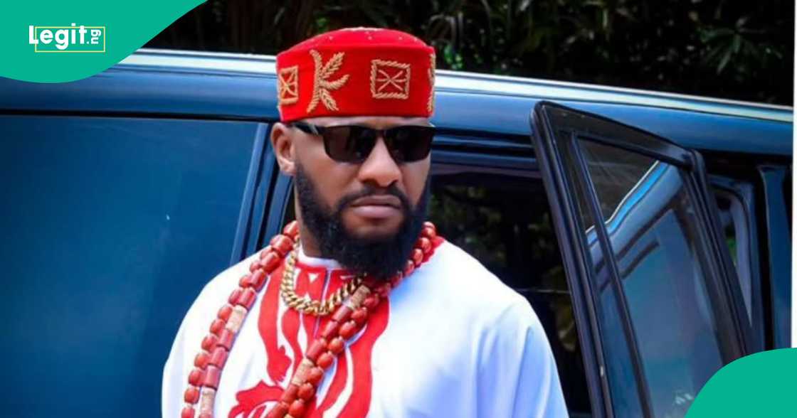 Yul Edochie's new brand deal causes commotion online. Yul Edochie's new brand deal causes commotion online.