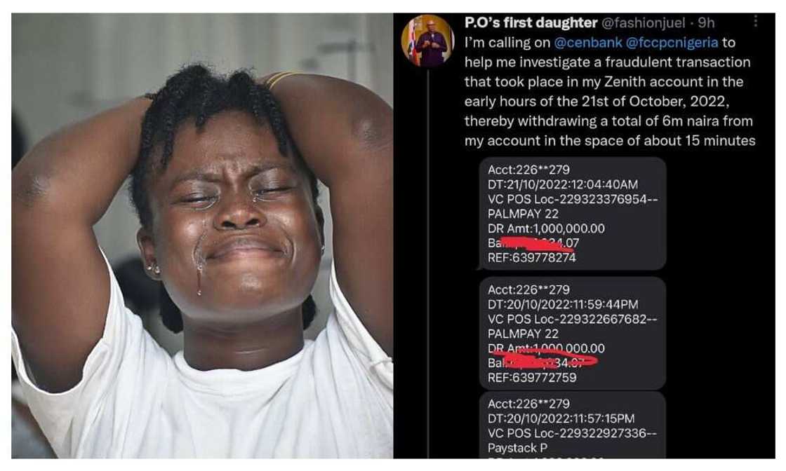 Zenith Bank Customer cries out over missing funds
Credit: Jasmin Merdan Zenith Bank Customer cries out over missing funds
Credit: Jasmin Merdan