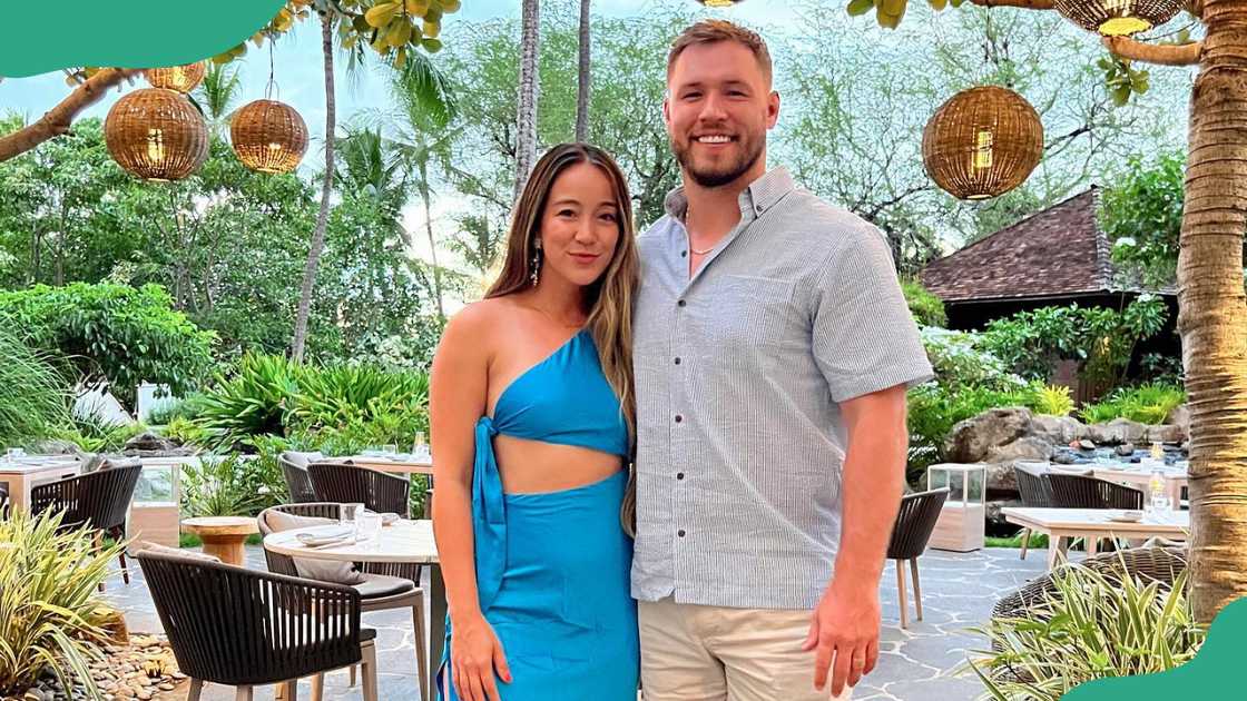 Will Compton with his wife, Charo in Noe.