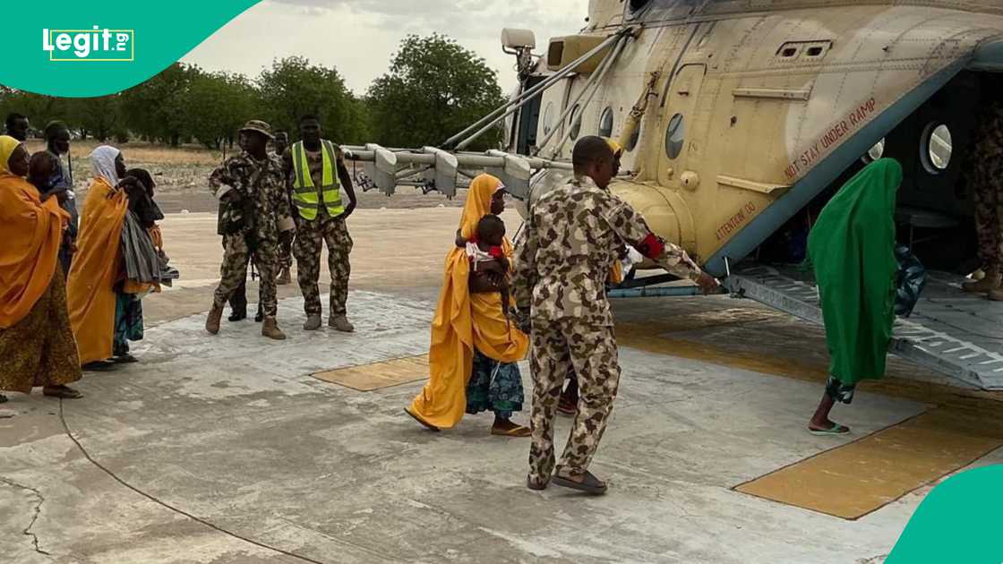 Sojoji sun ceto mutane a Borno