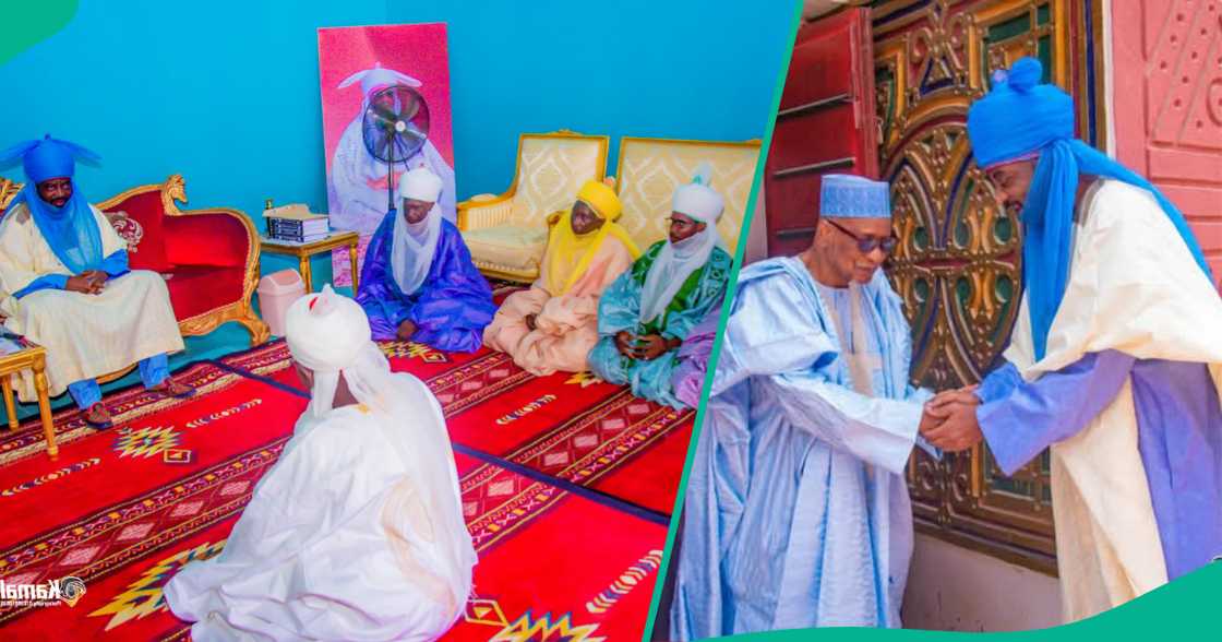 Dattijo Tanko Yakasai ya ziyarci fadar Aminu Ado Dattijo Tanko Yakasai ya ziyarci fadar Aminu Ado