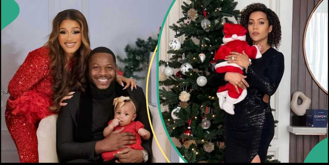 BBNaija Frodd and family, BBNaija Maria and newborn BBNaija Frodd and family, BBNaija Maria and newborn