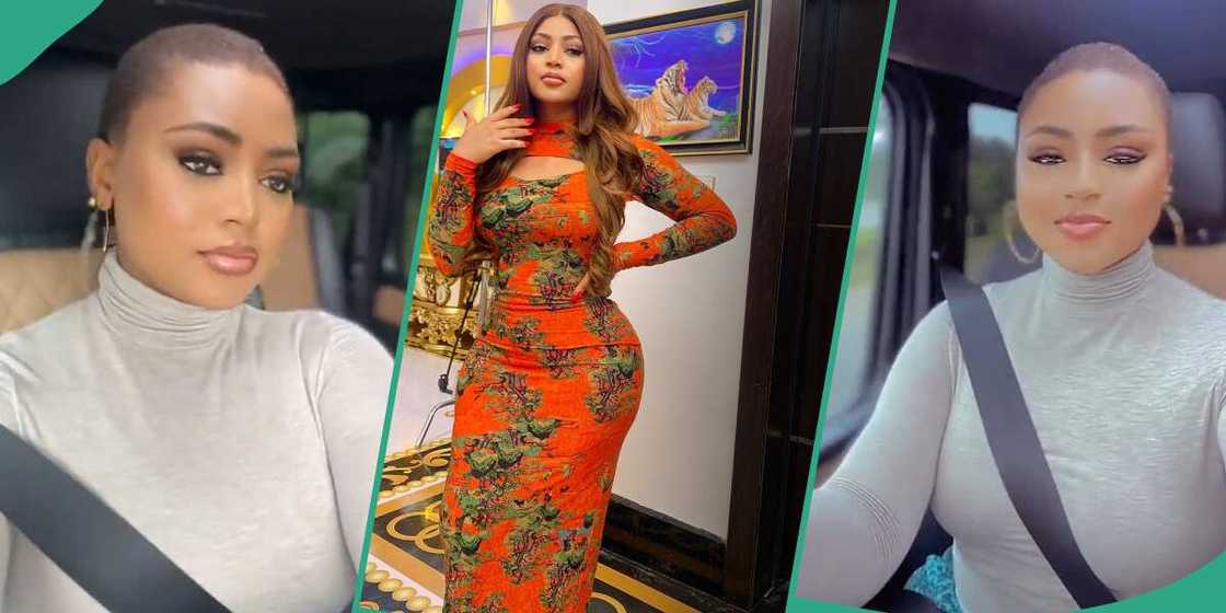 Regina Daniels on lowcut