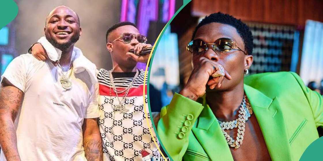 Davido reacts to Wizkid's new music announcement Davido reacts to Wizkid's new music announcement