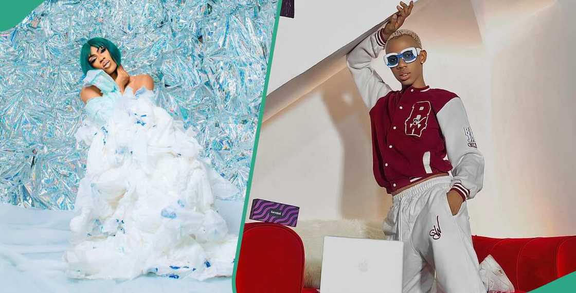 James Brown in cute dresses for his birthday in February 2024 James Brown in cute dresses for his birthday in February 2024