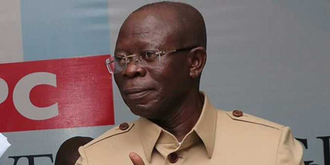 Oshiomhole accepts Buhari's dissolution of APC NWC