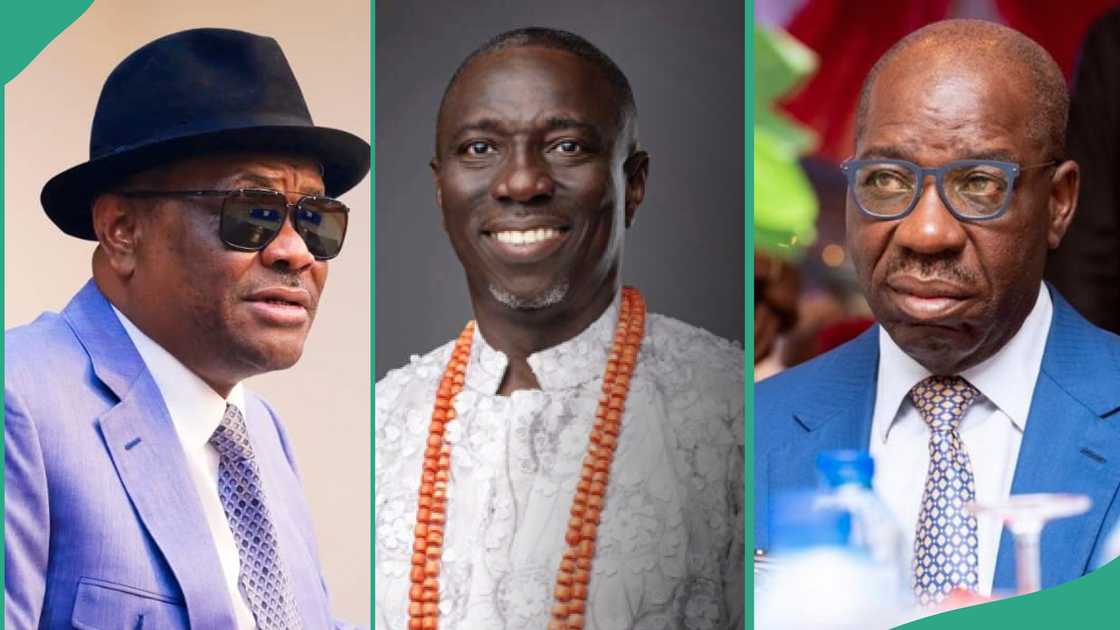 Wike clashes with Obaseki, PDP over Ighodalo's fate in Edo poll Wike clashes with Obaseki, PDP over Ighodalo's fate in Edo poll