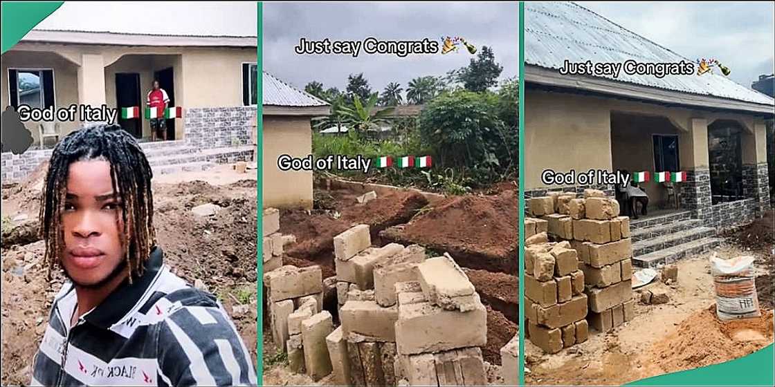 Man goes viral after flaunting structure of bungalow he built Man goes viral after flaunting structure of bungalow he built