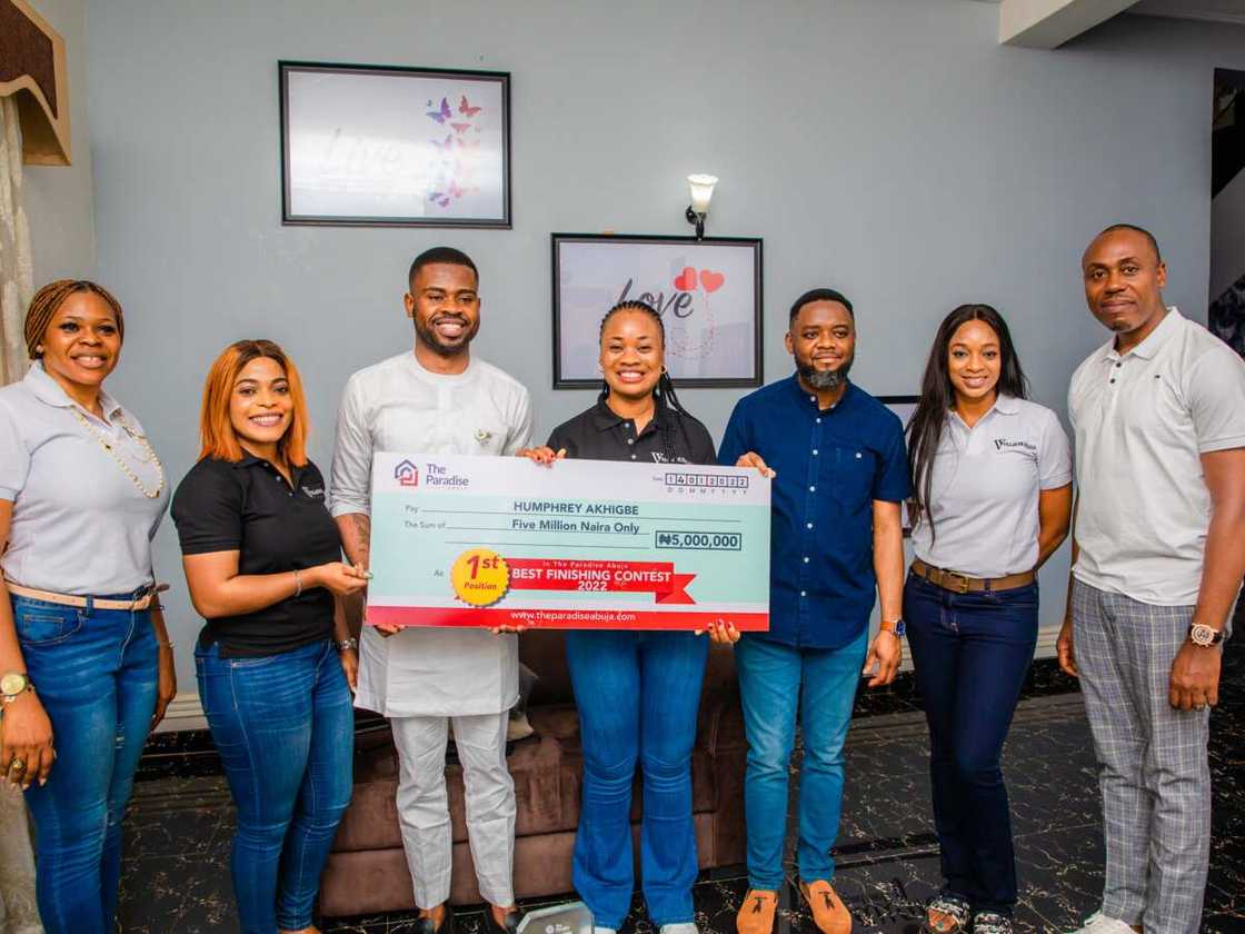 Paradise Estate Rewards Customers with N8m, Other Consolatory Prizes in Finishing Contest Paradise Estate Rewards Customers with N8m, Other Consolatory Prizes in Finishing Contest