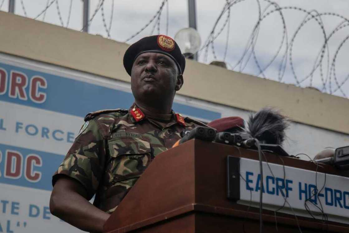 'No one will take Goma,' Kenyan General Jeff Nyagah has said 'No one will take Goma,' Kenyan General Jeff Nyagah has said