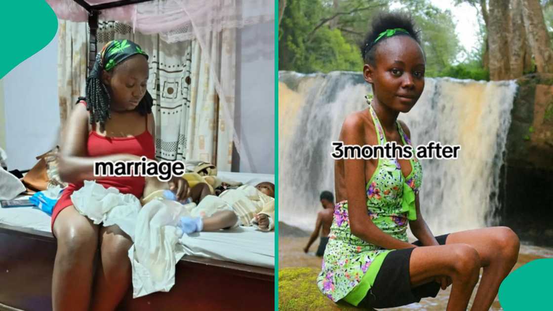 Woman warns people against marriage, shows her bad transformation 3 months after she got married