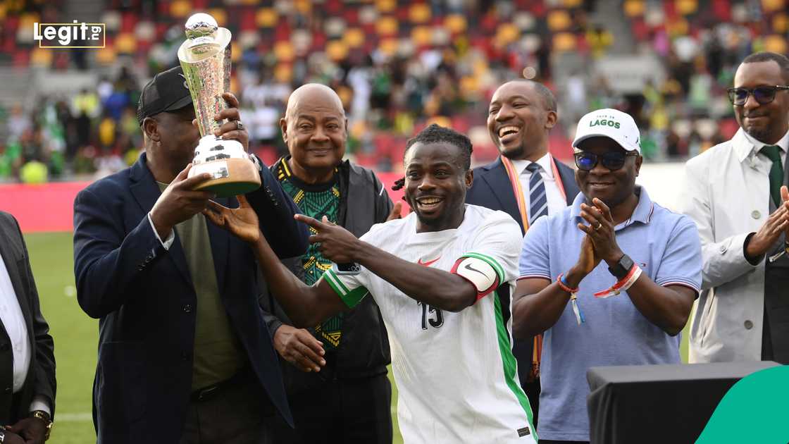 Moses Simon, Nigeria, Jamaica, Unity Cup, Brentford, England. Moses Simon, Nigeria, Jamaica, Unity Cup, Brentford, England.
