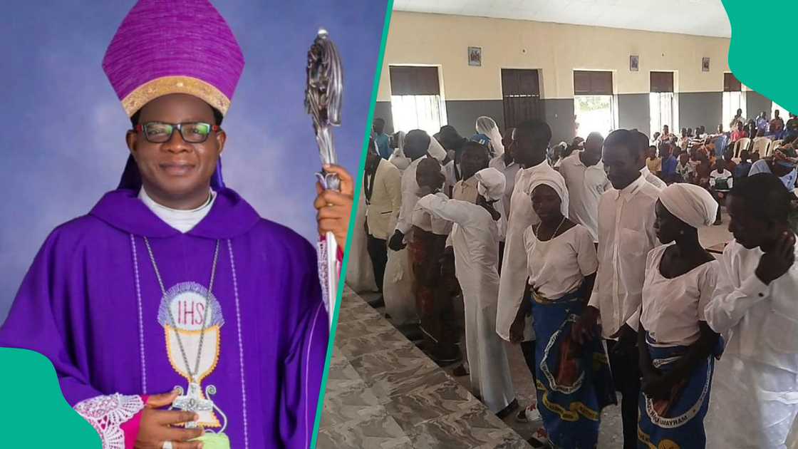 Shugaban cocin Katolika na Kontogora ya aurar da mata 21 a jihar Neja Shugaban cocin Katolika na Kontogora ya aurar da mata 21 a jihar Neja