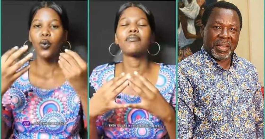 Lady opens up about her encounter with TB Joshua 4 years ago