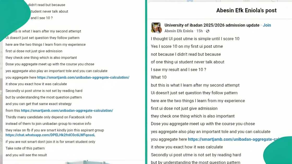 University of Ibadan candidate shares mistakes people make in post-UTME
