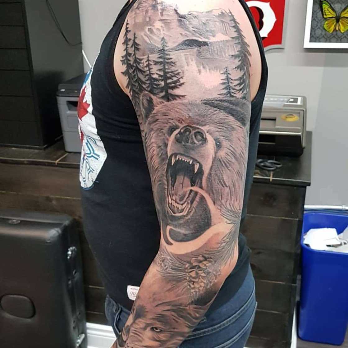 bear tattoo