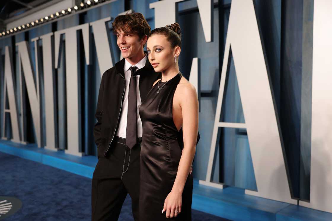 Tucker Pillsbury and Emma Chamberlain attend an event in California Tucker Pillsbury and Emma Chamberlain attend an event in California