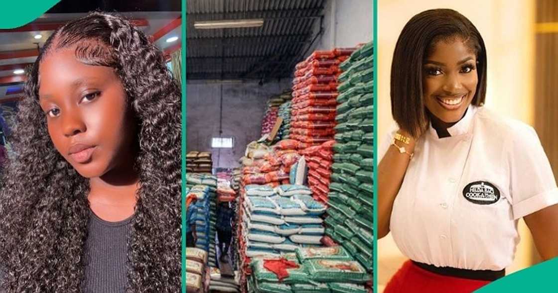 Lady criticises Hilda Baci's decision to cook 250 bags of rice. Lady criticises Hilda Baci's decision to cook 250 bags of rice.