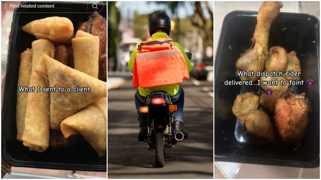 Food delivery in Nigeria/Dispatch rider ate food. Food delivery in Nigeria/Dispatch rider ate food.