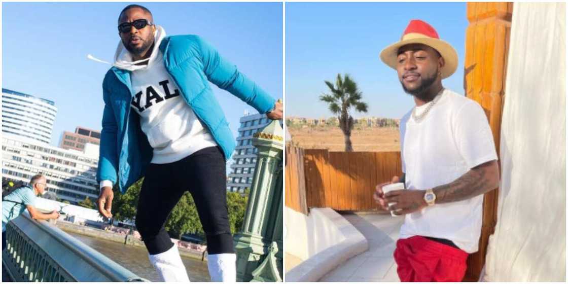 Davido and Tunde Ednut Davido and Tunde Ednut