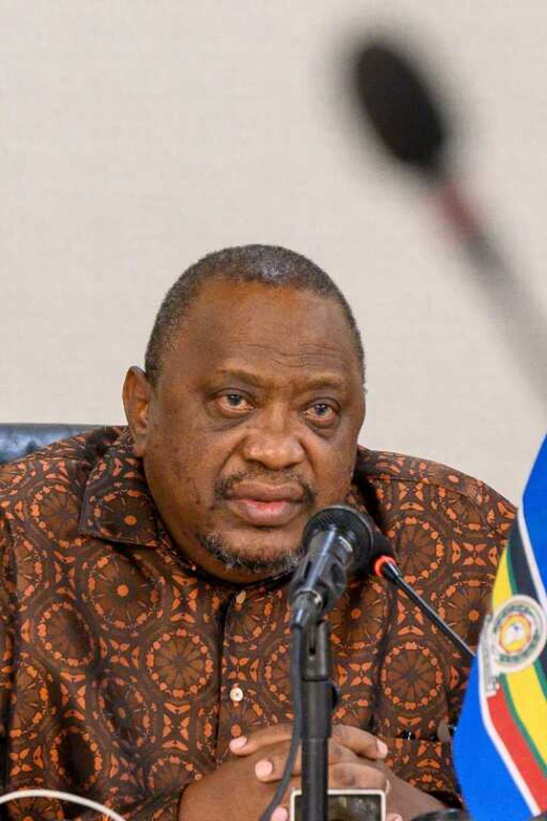 Former Kenyan president Uhuru Kenyatta in Kinshasa on November 14 Former Kenyan president Uhuru Kenyatta in Kinshasa on November 14