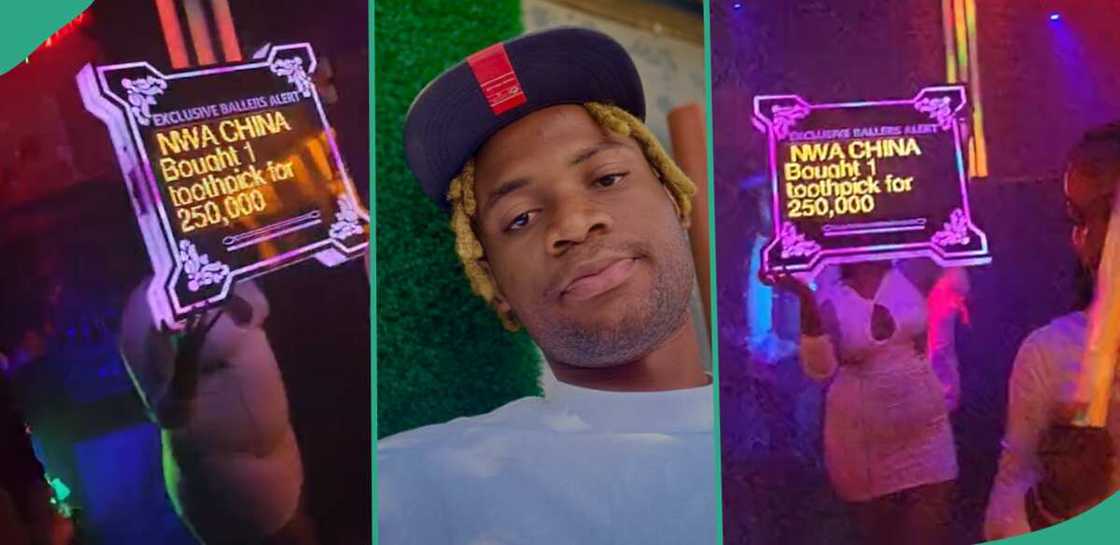 Man buys toothpick for N250k. Man buys toothpick for N250k.