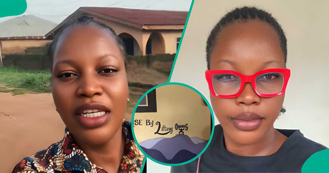 Lady reacts as her admirer repaints her room. Lady reacts as her admirer repaints her room.