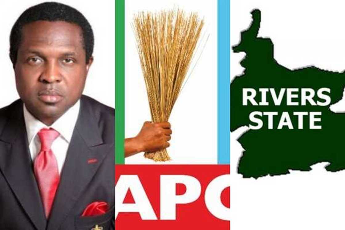 Jam'iyyar APC a Jihar Ribas. Jam'iyyar APC a Jihar Ribas.