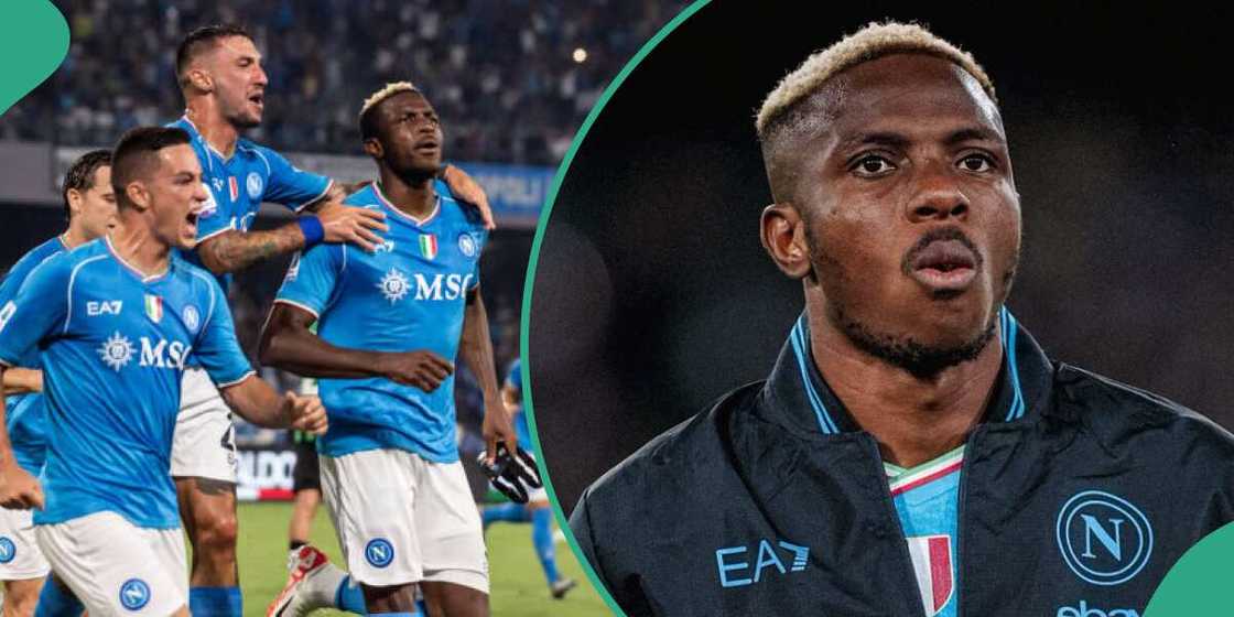 Victor Osimhen, Champions League last-16, Barcelona, Napoli Victor Osimhen, Champions League last-16, Barcelona, Napoli