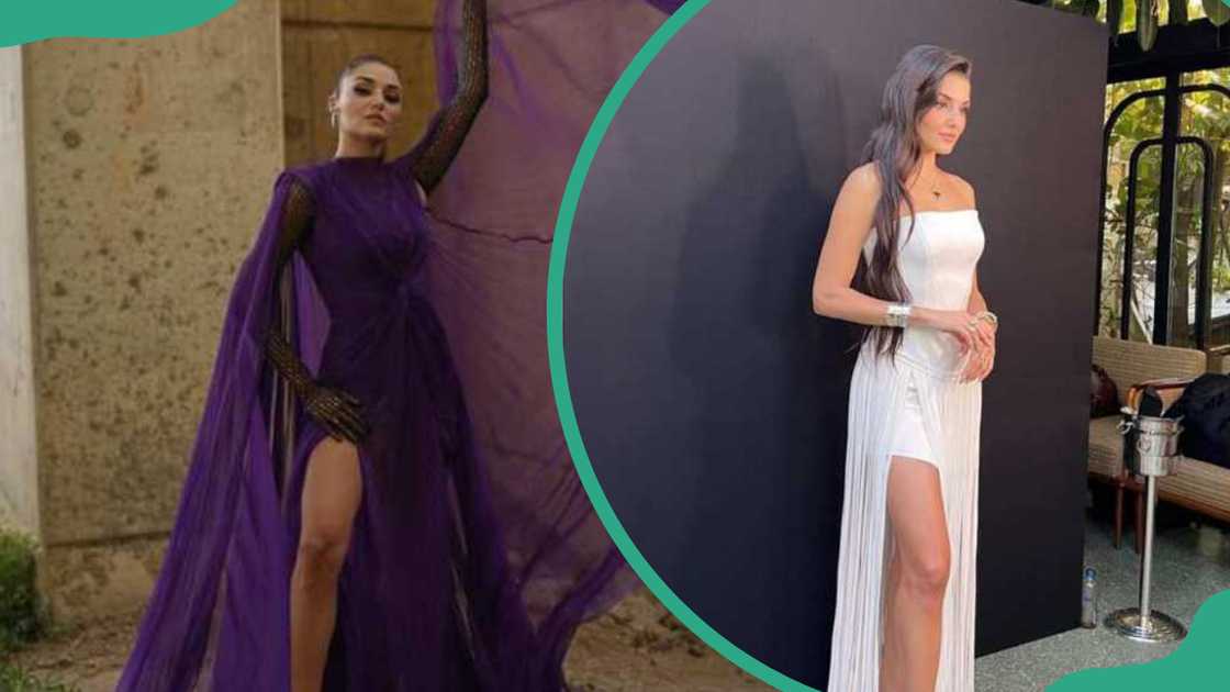 Some of Hande Ercel's modelling shots