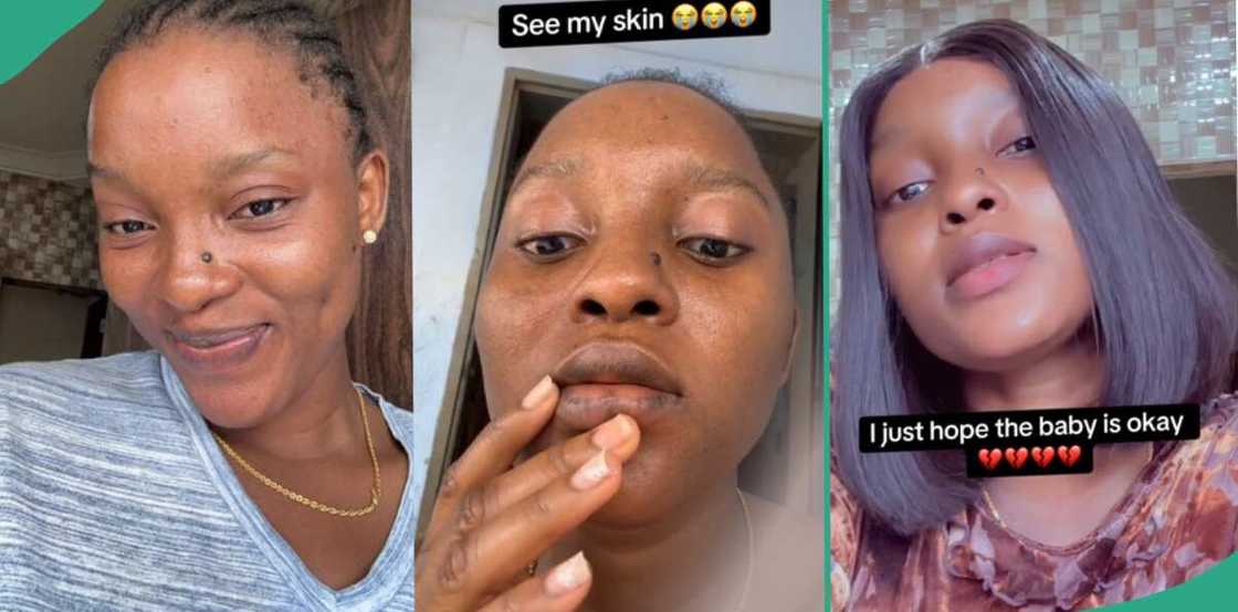 Nigerian lady, pregnancy, cryptic pregnancy Nigerian lady, pregnancy, cryptic pregnancy