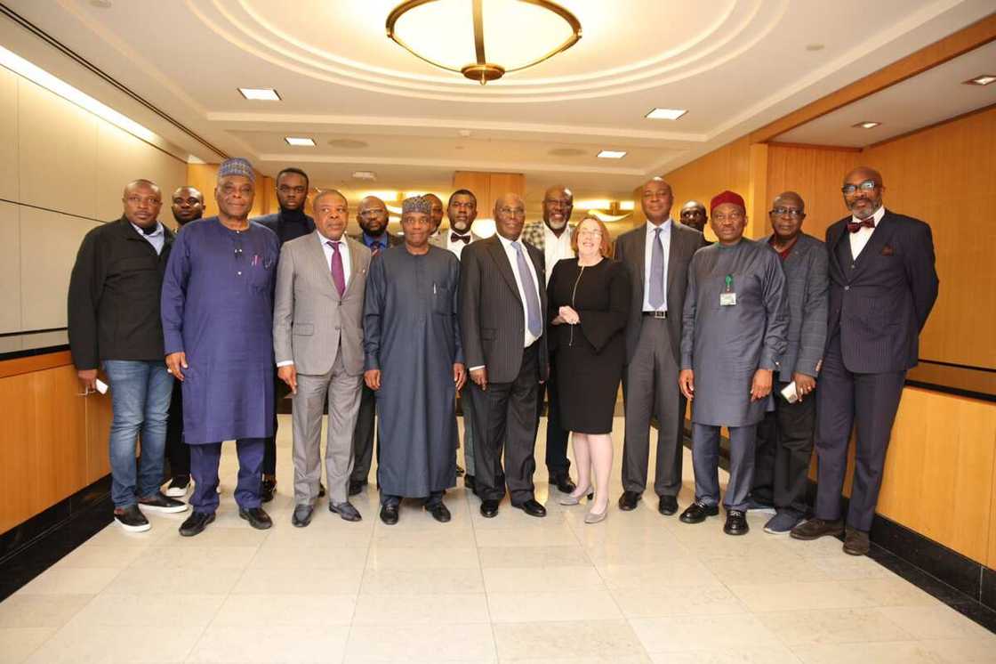 Ziyarar Atiku Abubakar a Amurka. Ziyarar Atiku Abubakar a Amurka.