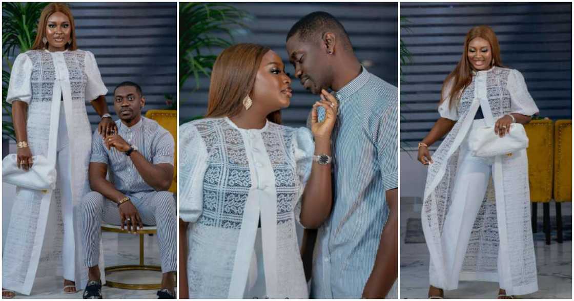 Photos of Lateef Adedimeji and his wife Mo Bimpe