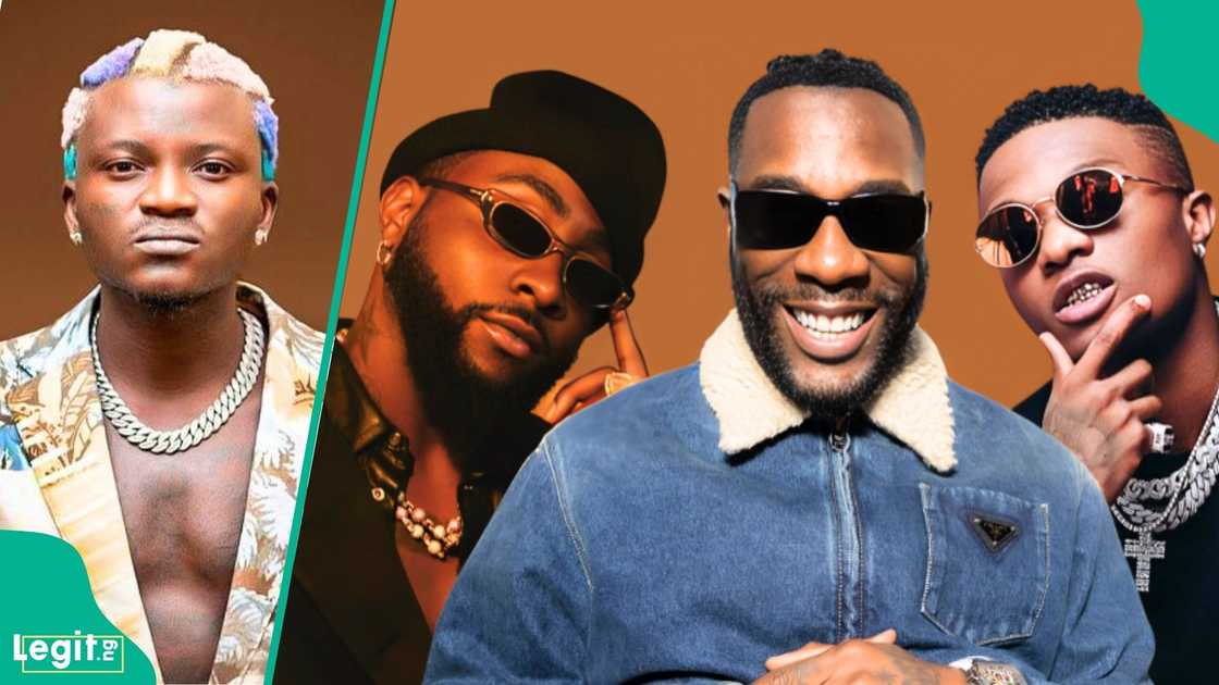 Portable explains why he criticises Davido, Wizkid, Burna Boy and Olamide