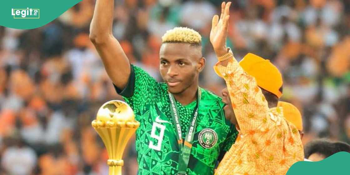 Nigerians react as President Alassane Ouattara asks Osimhen to greet fans Nigerians react as President Alassane Ouattara asks Osimhen to greet fans