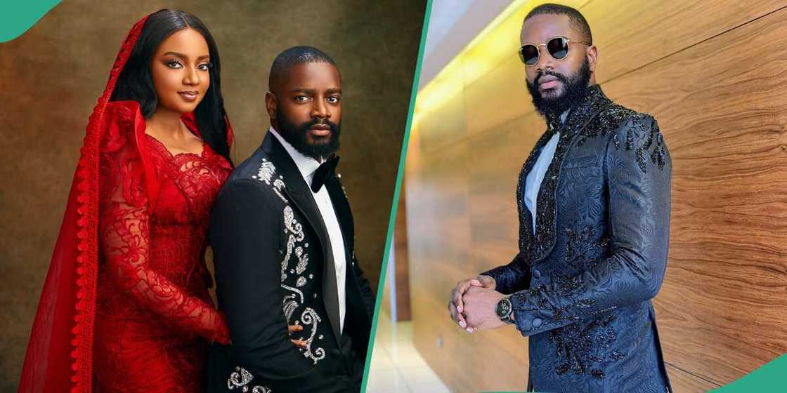 Leo Dasilva and his wife slay in gorgeous outfits Leo Dasilva and his wife slay in gorgeous outfits
