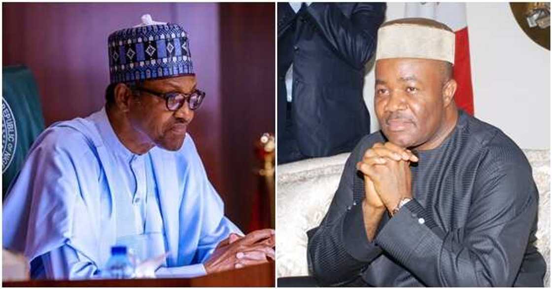 NNDC crisis: PDP tells President Buhari to suspend Godswill Akpabio NNDC crisis: PDP tells President Buhari to suspend Godswill Akpabio