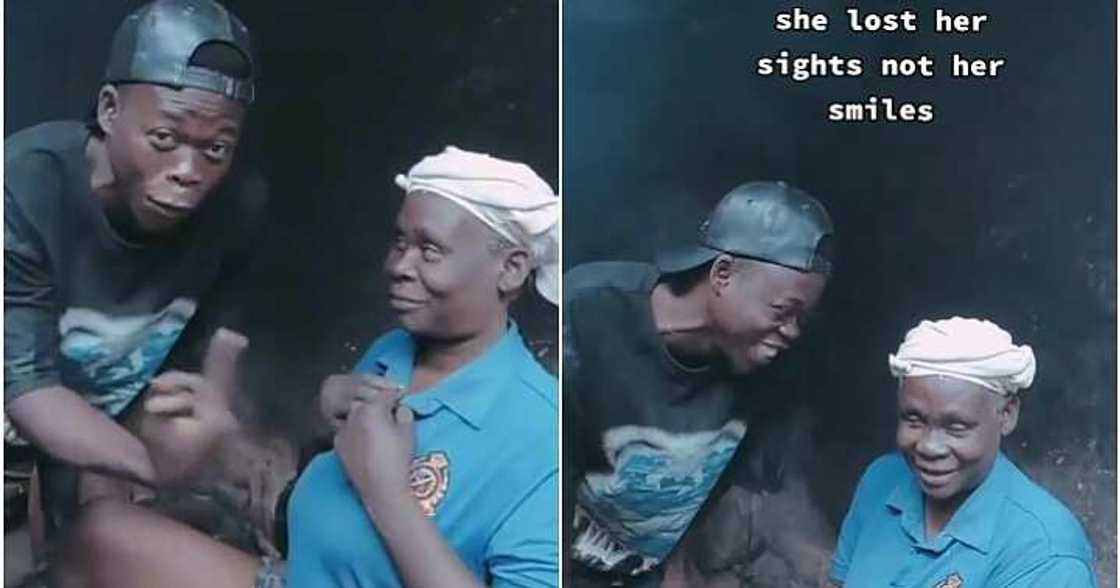 Blind mum, praises, emotional video Blind mum, praises, emotional video