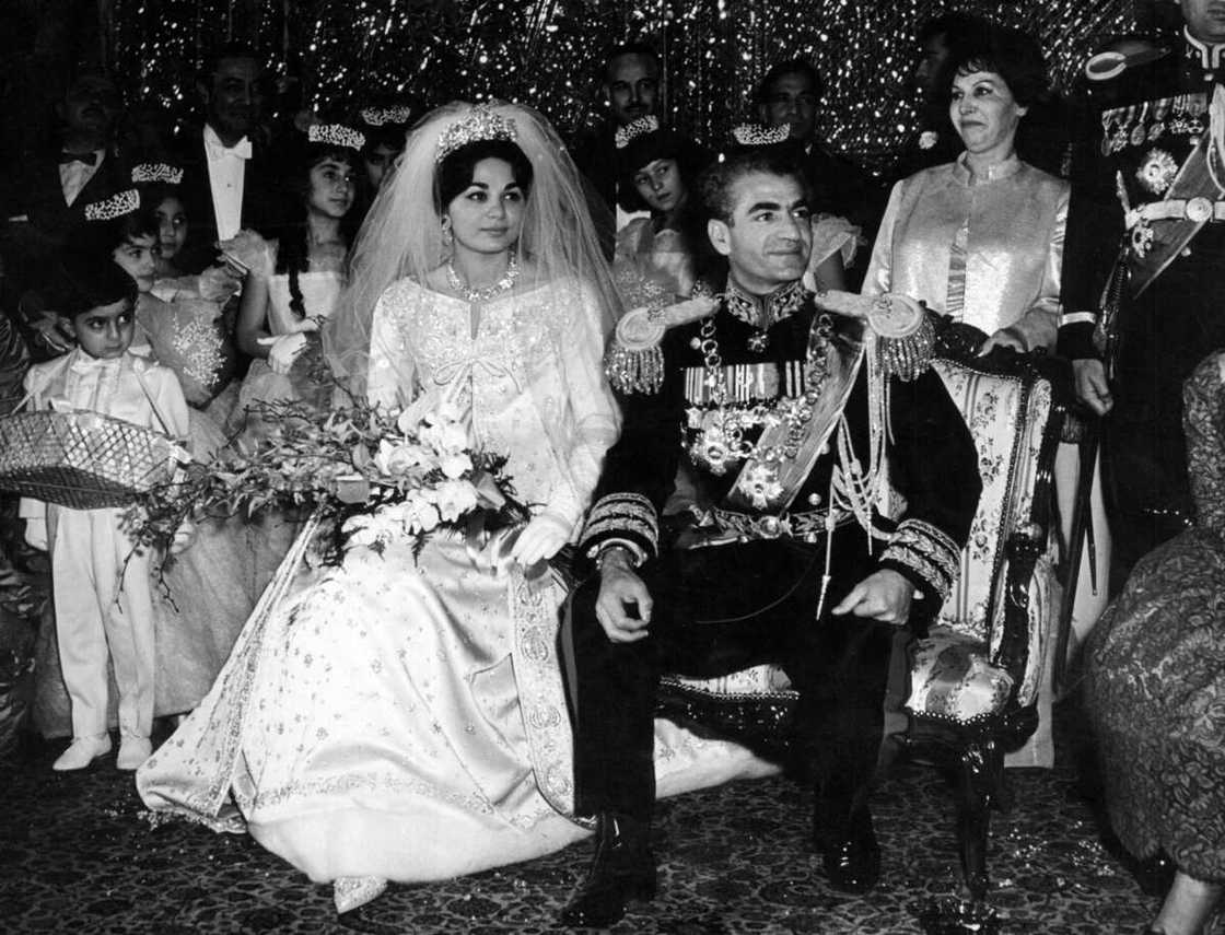 Farah Diba Pahlavi et son mari le Shah Mohammad Reza Pahlavi Farah Diba Pahlavi et son mari le Shah Mohammad Reza Pahlavi