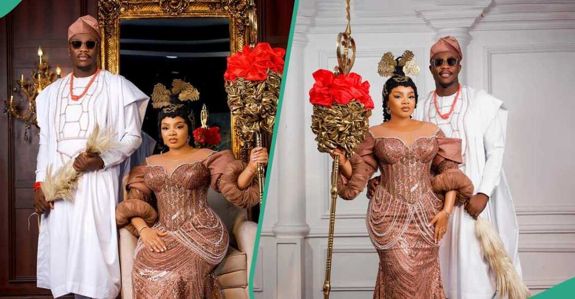 Queen Mercy gets showered with naira notes Queen Mercy gets showered with naira notes