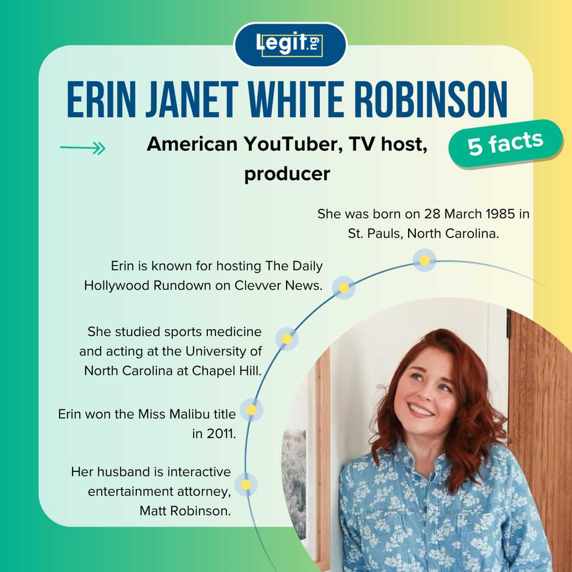 Quick facts about Erin Robinson. Quick facts about Erin Robinson.